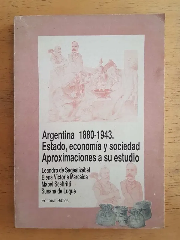 Tapa de Argentina 1880-1943 Estado Economia Y Soc- Sagastizabal (k4)
