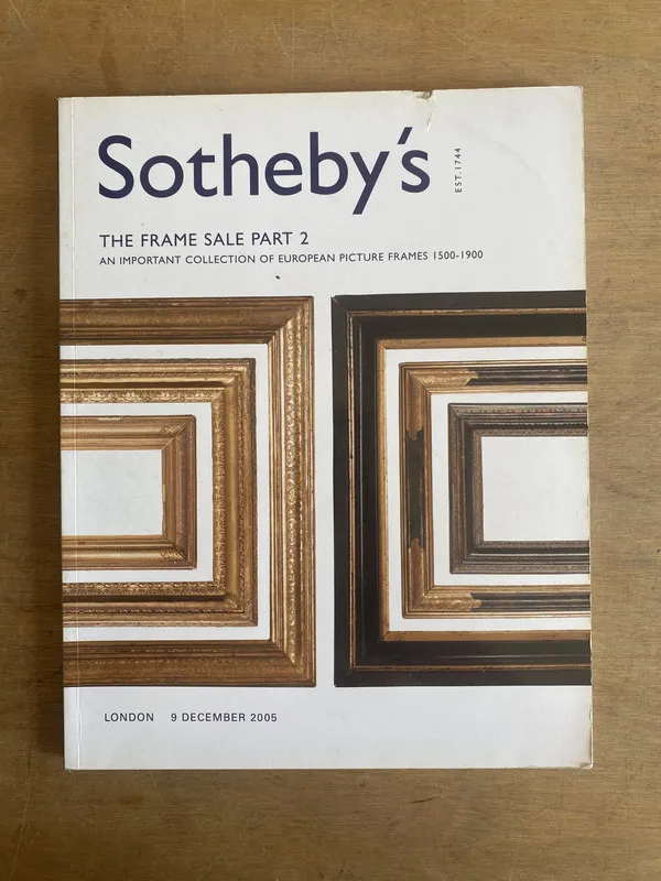 The frame sale, part 2 - Sotheby's (2j0)