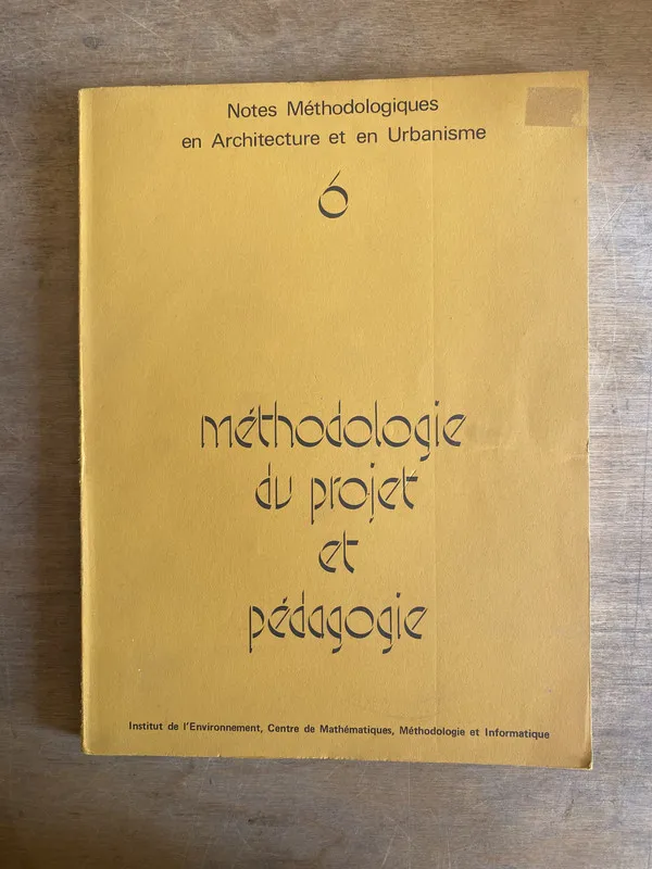 Methodologie du project et pedagogie - (2i0)