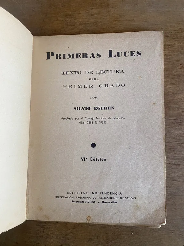 Tapa de Primeras luces - Eguren, Silvio (3f1)