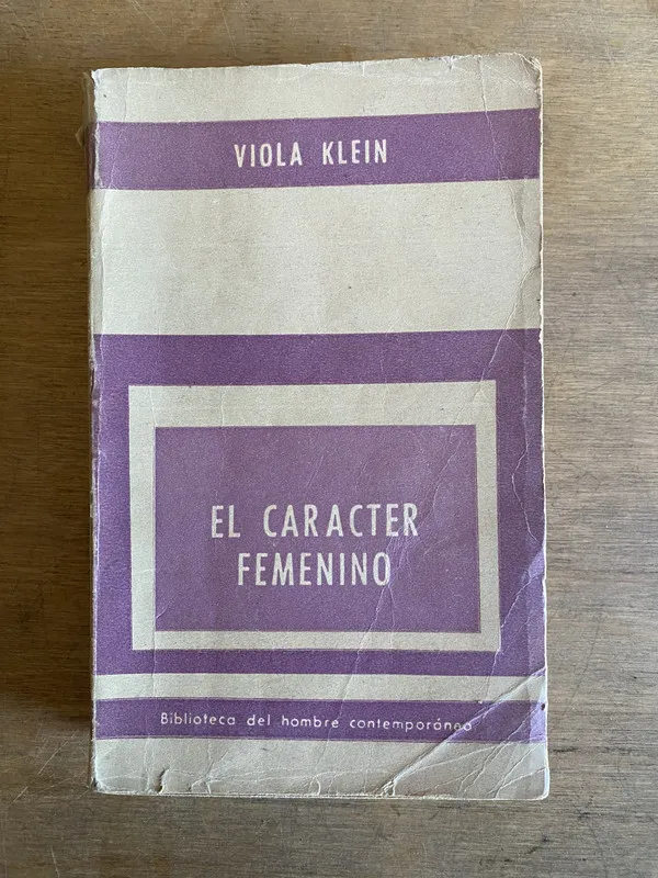 El caracter femenino - Klein, Viola (3k5)