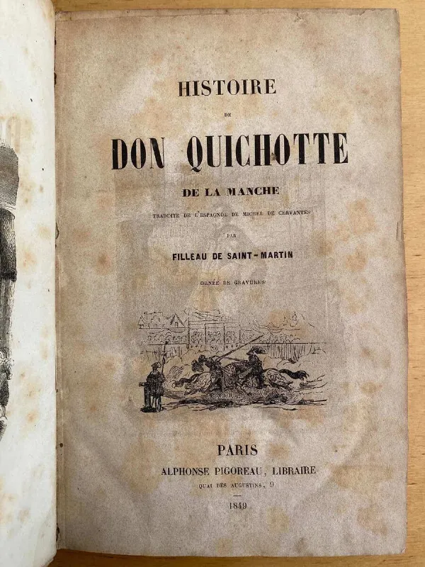 Tapa de Histoire De Don Quichotte De La Manche - De Cervantes (U4)