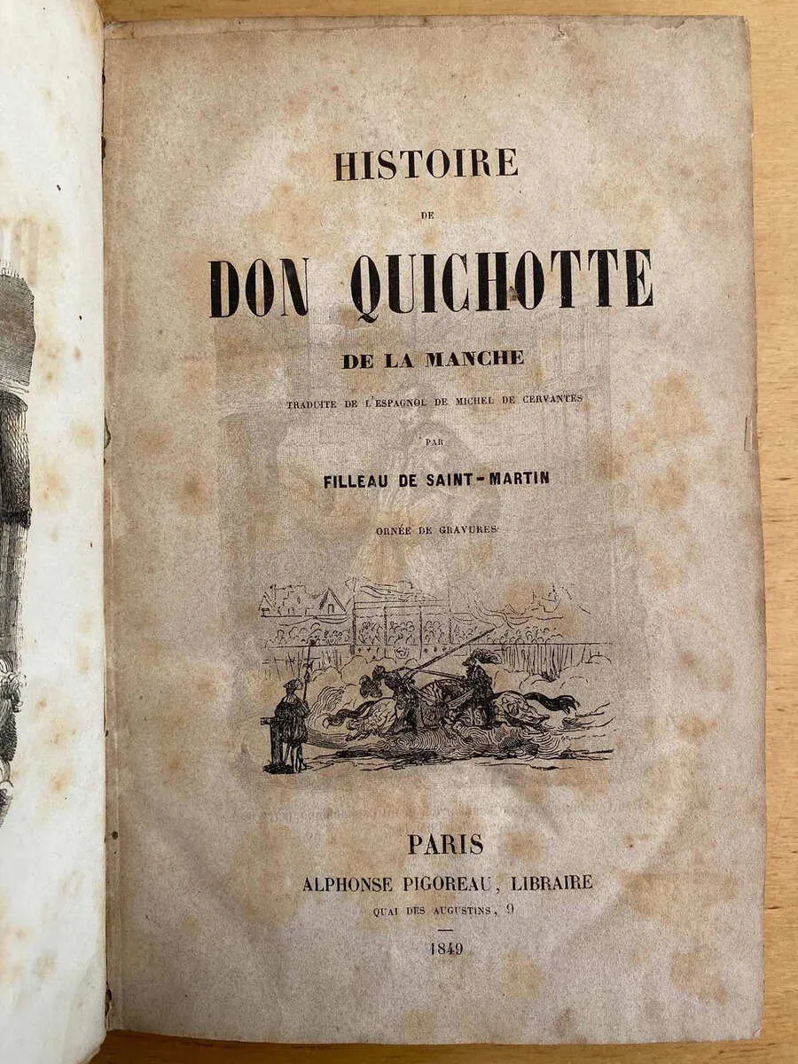 Histoire De Don Quichotte De La Manche - De Cervantes (U4)