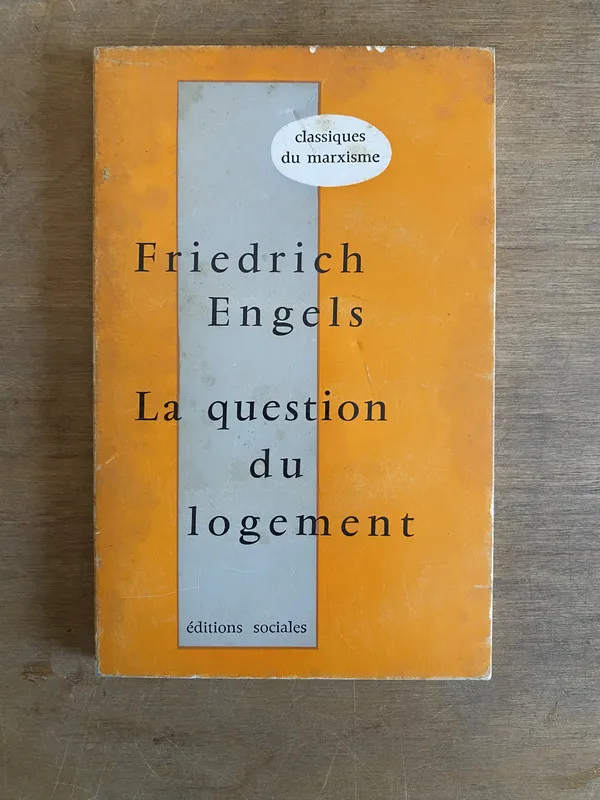 Tapa de La question du logement - Engels, Friedrich (3k5)