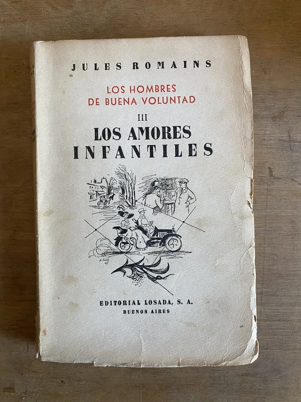 Los amores infantiles - Romains, Jules (3k5)