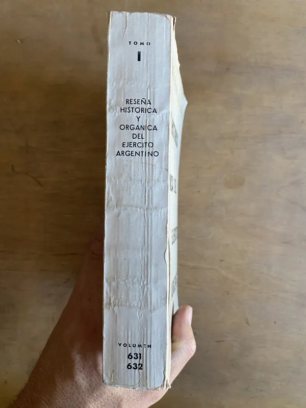 Reseña historica y organica del ejercito argentino - (3k5)