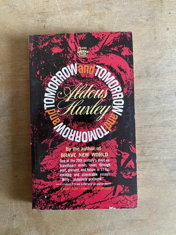 Tapa de Tomorrow and tomorrow and tomorrow - Huxley, Aldous (2f5)