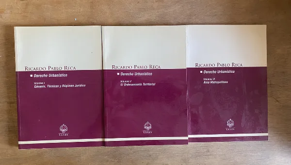 Derecho urbanistico - Reca, Ricardo Pablo (2f5)