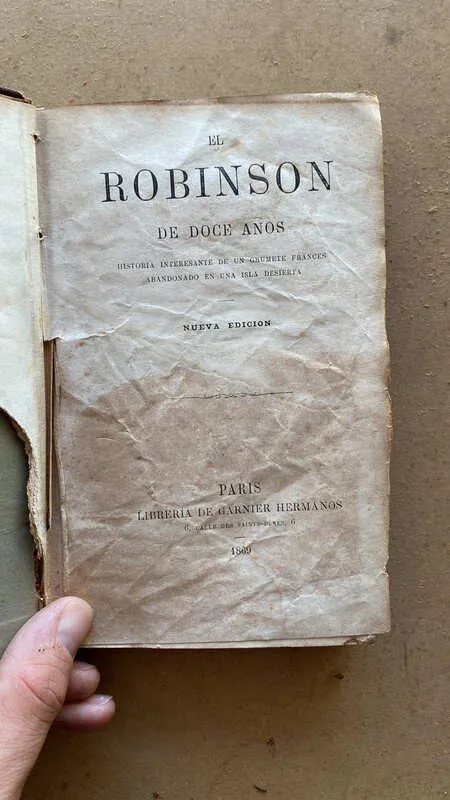 - El Robinson De Doce Años (Ñ4)