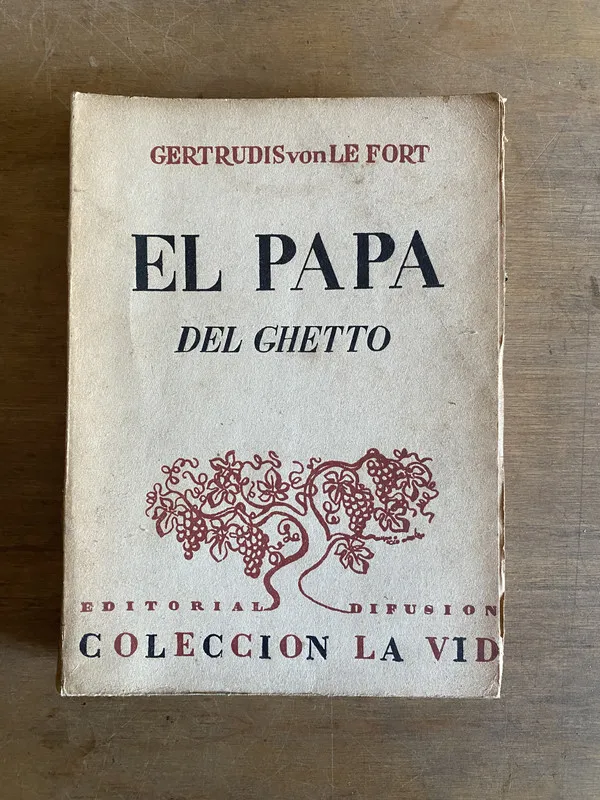 Tapa de El papa del ghetto - Von Le Fort, Gertrudis (2 e3)