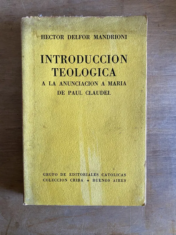 Intro teologica M. de Paul Claudel - Delfor Mandrioni (2 e3