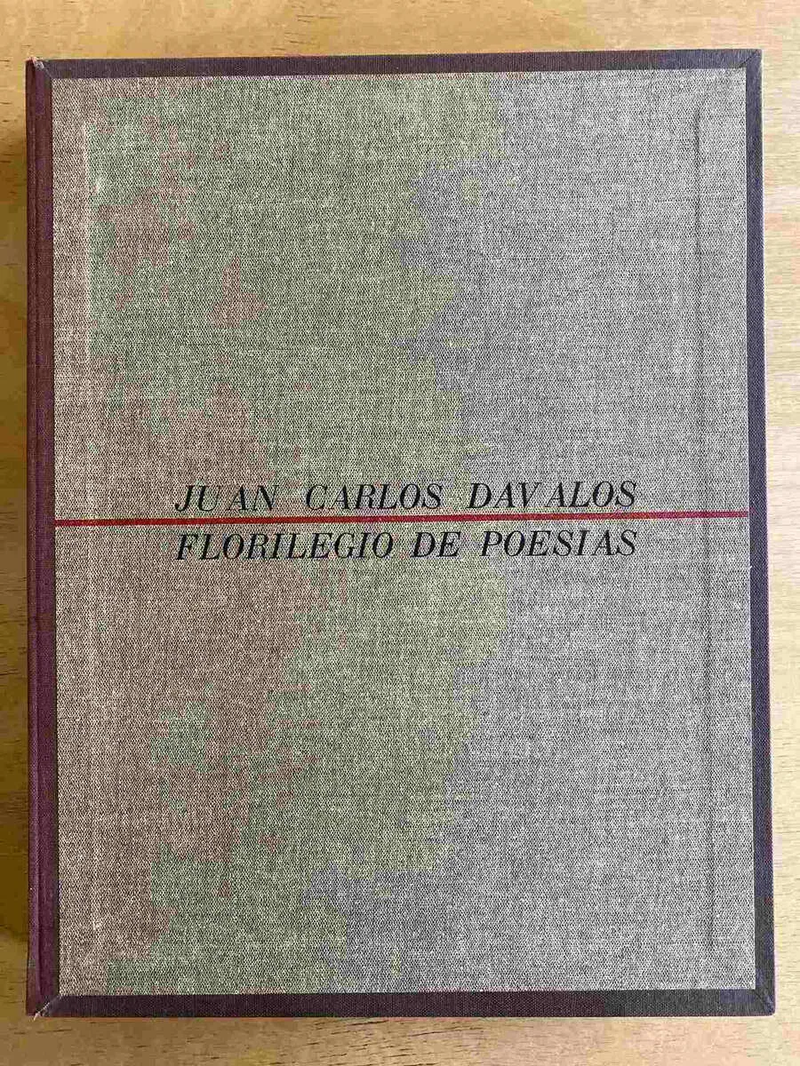 Florilegio De Poesias - Davalos- Leer Descripcio (Ga)