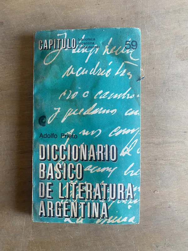 Diccionario basico de literatura arg - Prieto (3k4)