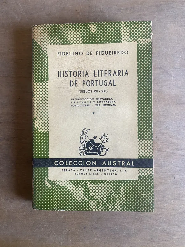 Historia literaria de Portugal - De Figuiredo (3k4)