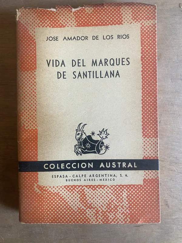 Tapa de Vida del marques de Santillana - De los Rios (3k4)
