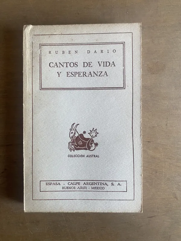 Cantos de vida y esperanza - Dario, Ruben (3k4)