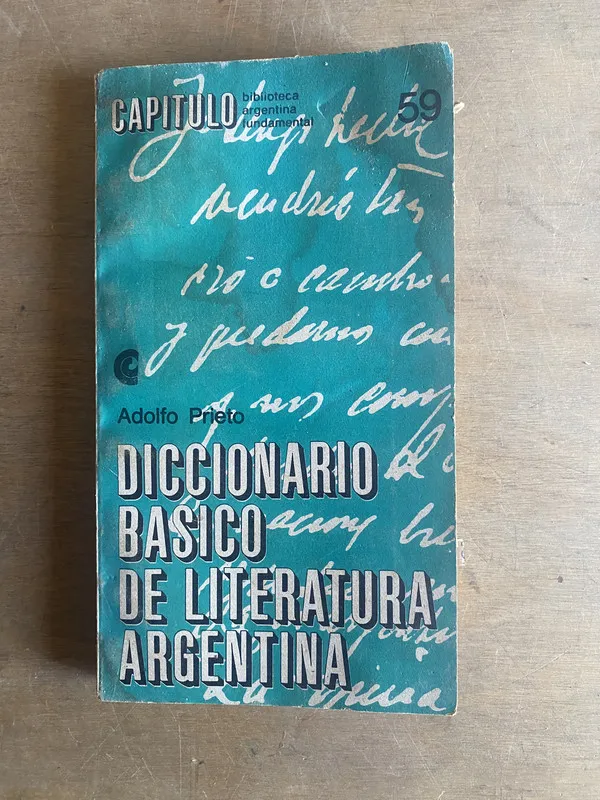 Diccionario basico de literatura argentina - Prieto (3k4)