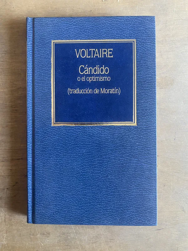Tapa de Candido o el optimismo - Voltaire (2cf)