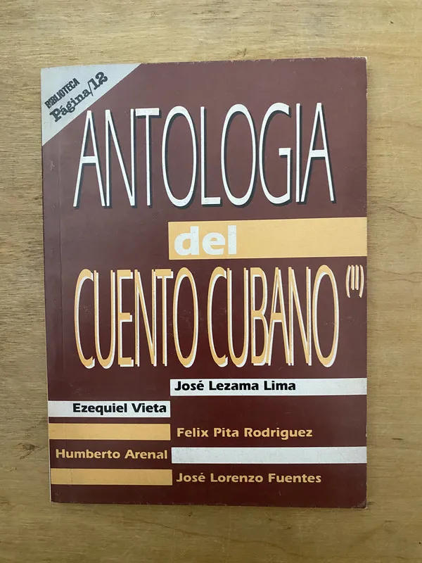 Tapa de Antologia del cuento cubano - Lezama Lima (2cf)