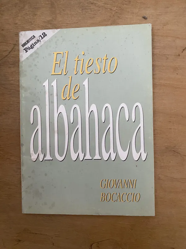 El tiesto de albahaca - Bocaccio, Giovanni (2cf)