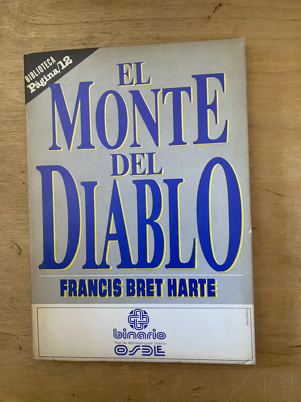 Tapa de El monte del diablo - Harte, Francis Bret (2cf)