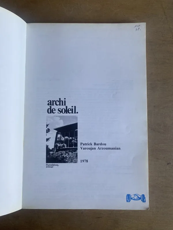 Tapa de Archi de soleil - Bardou (2b4)