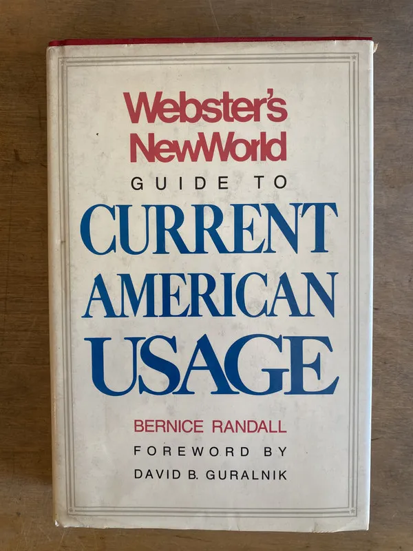 Tapa de Webster's new world guide to current - Randall (2j0)