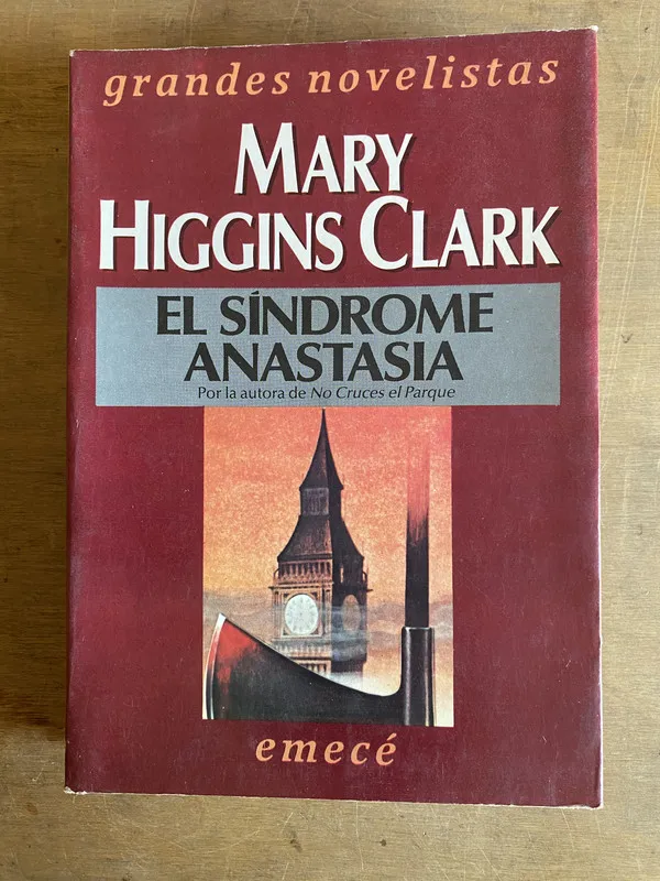 Tapa de El sindrome anastasia - Higgins Clark, Mary (2t3)