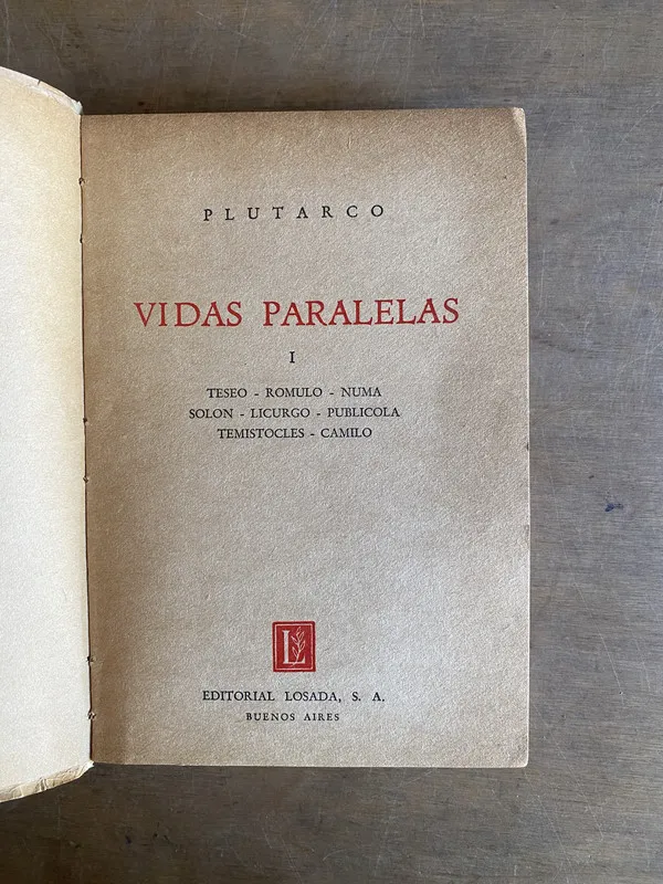 Vidas paralelas - Plutarco (2k4)