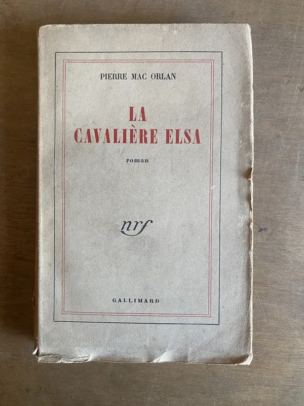 Tapa de La cavaliere elsa - Mac Orlan, Pierre (2k4)