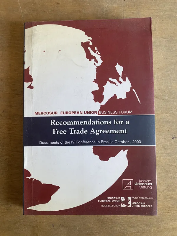 Recommendations for a free trade agreement - (2m3)
