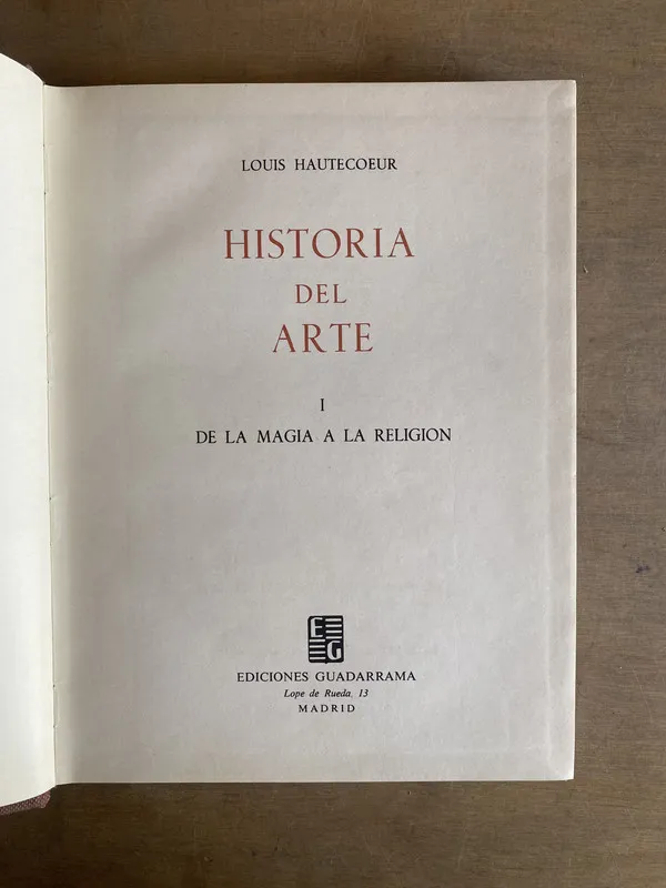 Tapa de Historia del arte - Hautecoeur, Louis (2m3)