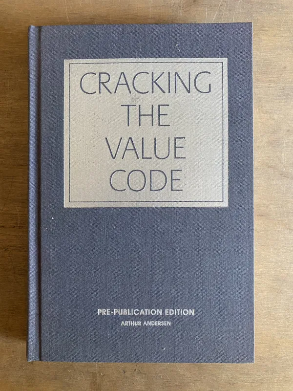 Cracking the value code - Andersen, Arthur (2m3)