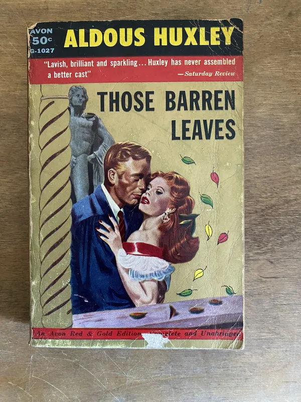 Tapa de Those barren leaves - Huxley, Aldous (2c2)