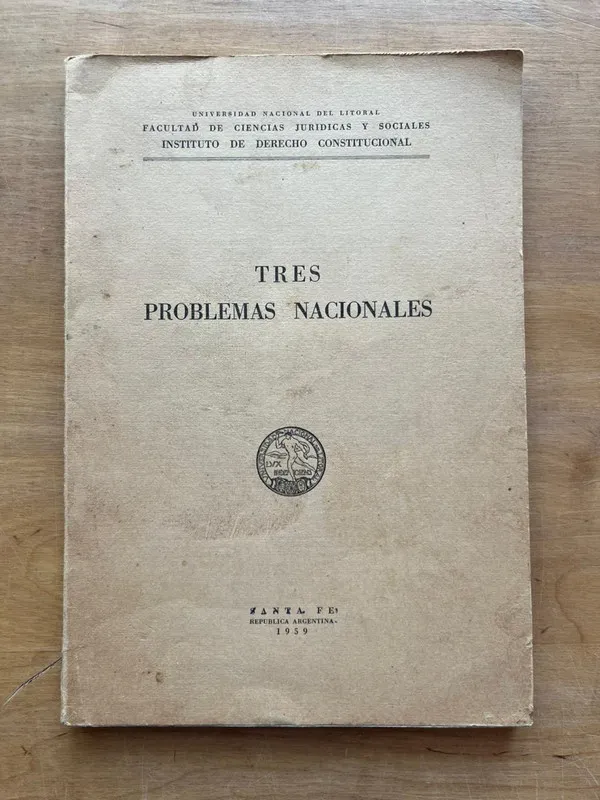 Tres problemas nacionales - (j6)