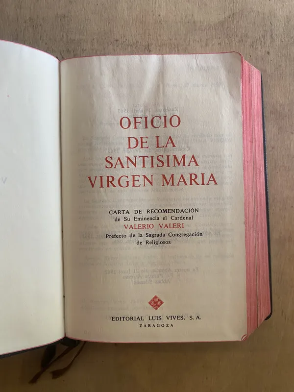 Oficio de la santísima Virgen María - Valeri Valerio (z5)
