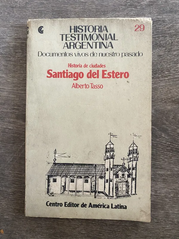 Tapa de Historia de ciudades: Santiago del Estero - Tasso (v4)
