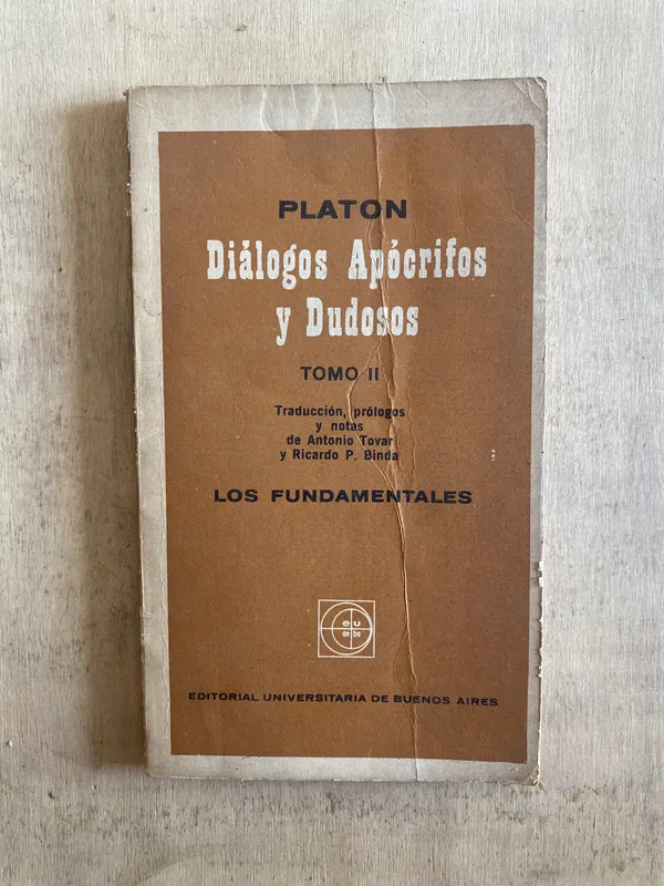 Diálogos Apócrifos y dudosos - Platón (y2)