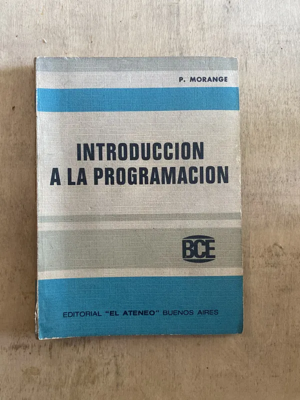 Introducción a la programación - Morange P. (y2)