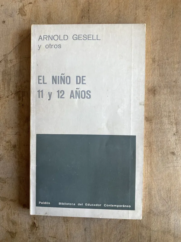 Tapa de El niño de 11 y 12 años - Gesell Arnold y otros (p2)