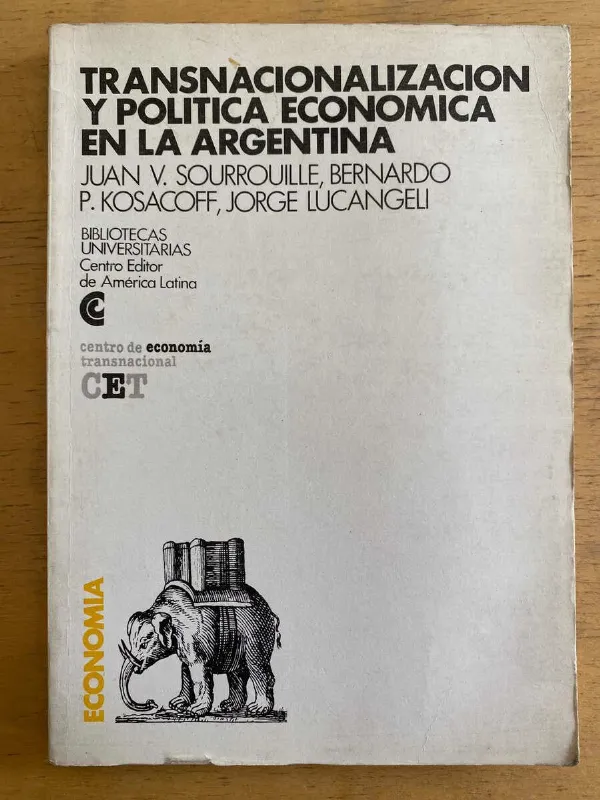 Tapa de Transnacionalización Y Politica Economica - Sourrouille (g6)