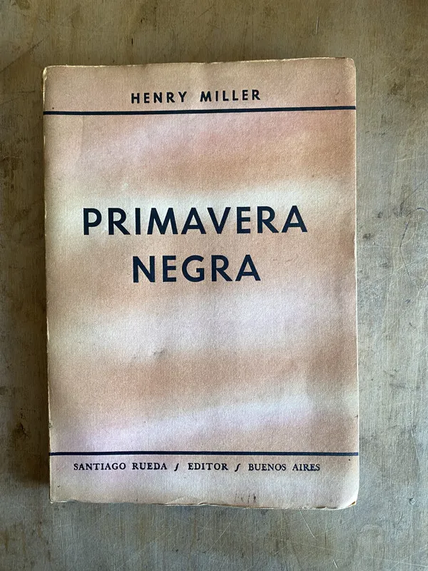 Tapa de Primavera negra - Miller Henry (f3)