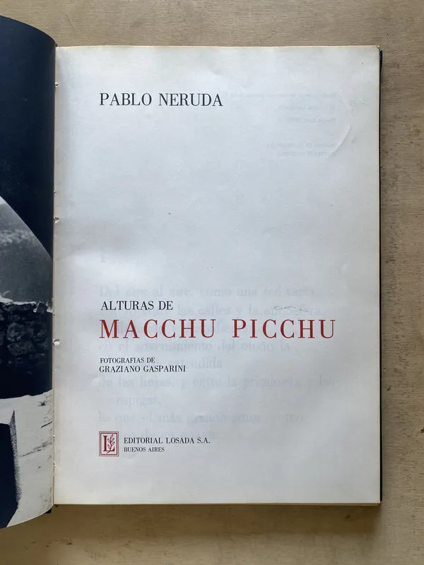 Alturas de Macchu Picchu - Neruda Pablo (dd7)