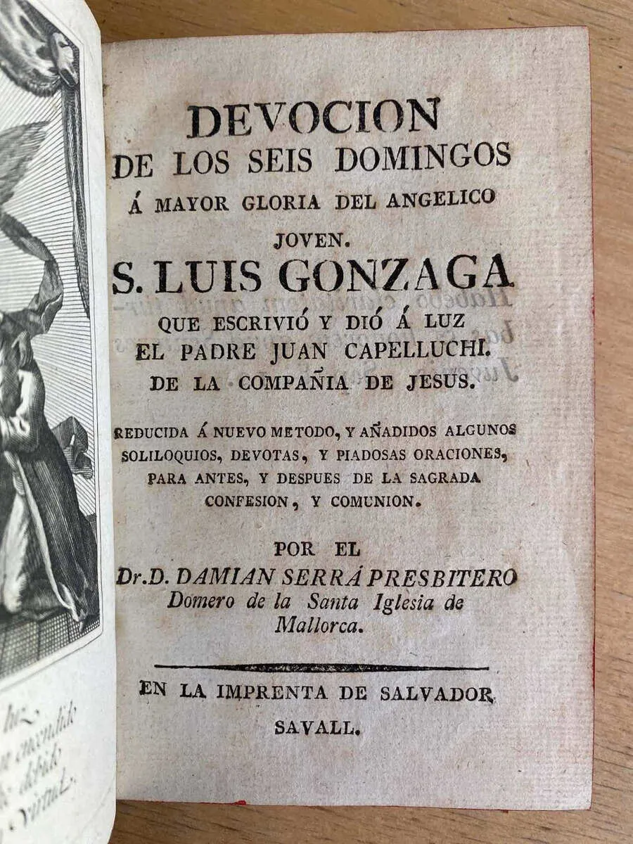 Devocion De Los Seis Domingos Luis Gonzaga- Capelluchi (F5)