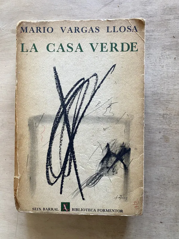 Tapa de La casa verde - Vargas Llosa Mario (x3)