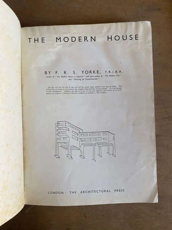 The modern house - Yorke F. R. S. (2a3)