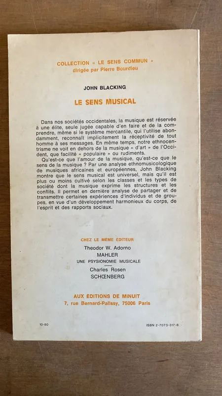 Le sens musical - Blacking John (2a3)