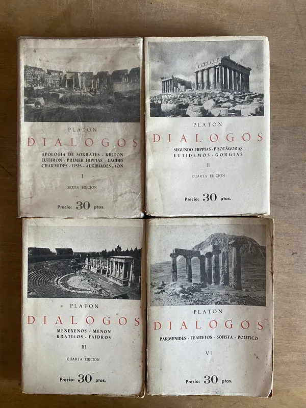 Tapa de Diálogos - Platón (2a4)