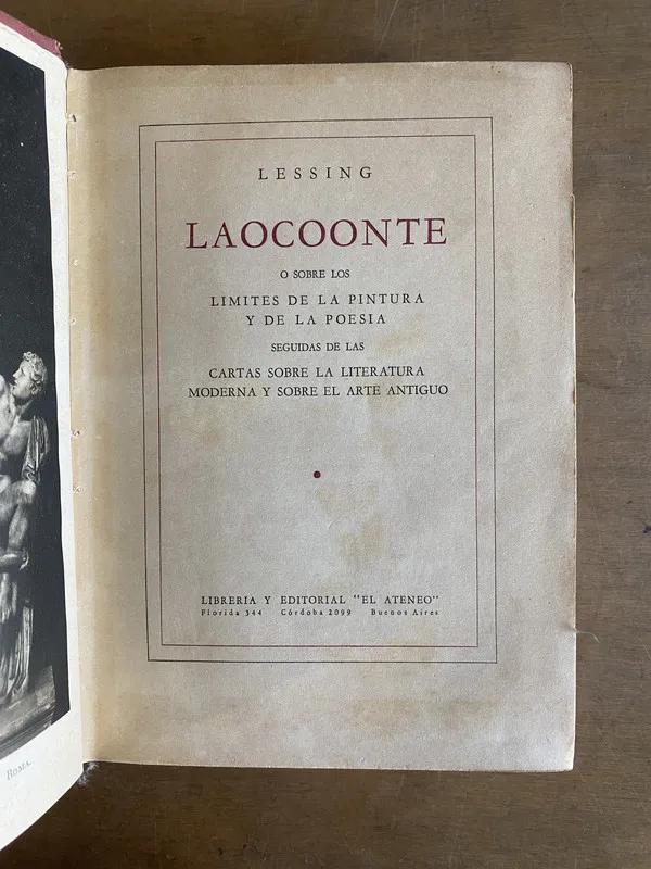 Laocoonte o sobre los límites de la pintura - Lessing (2a5)