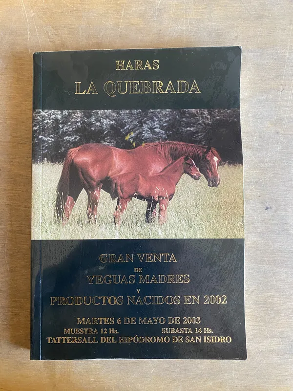 Tapa de Haras la quebrada. Gran venta de yeguas madres y - (2a5)